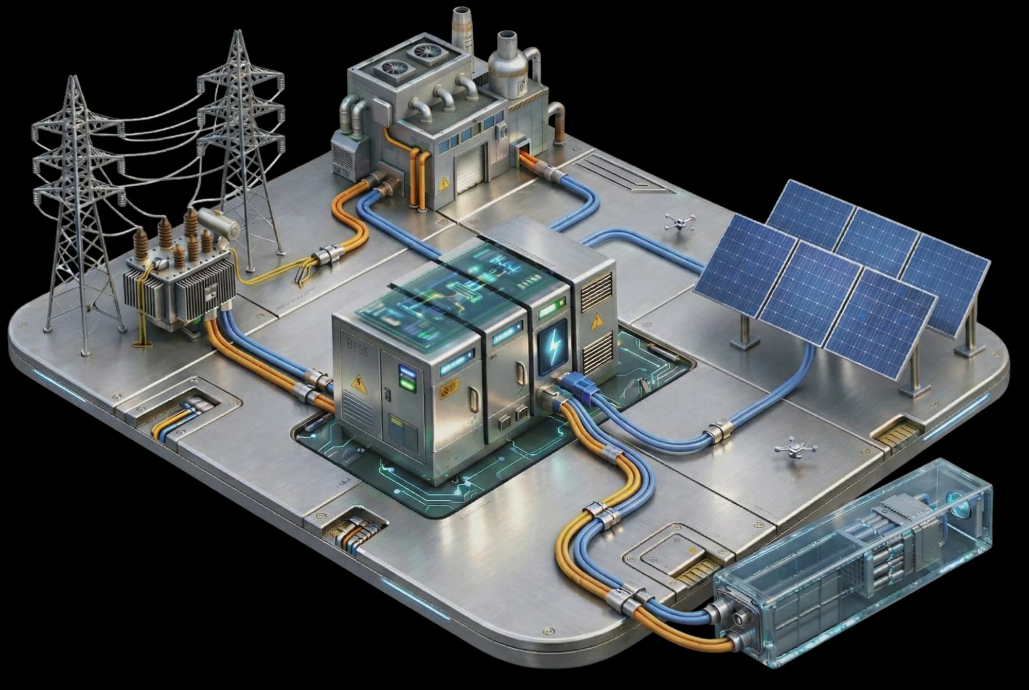 GridLab EMS energy flow